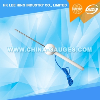 3mm Diameter, 100mm Long Test Pin with Cable